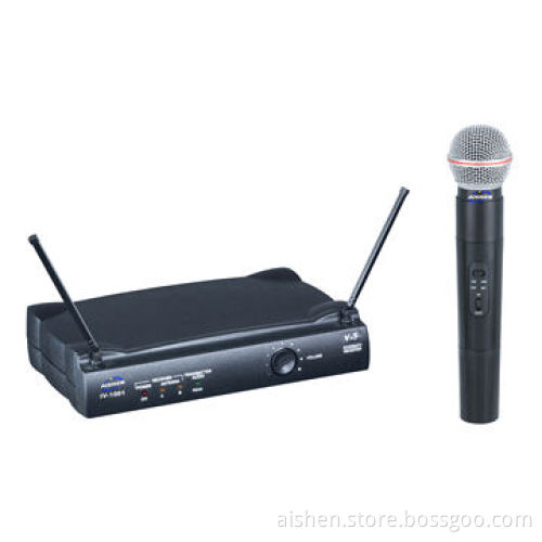 VHF Wireless Microphone with 40Hz-20kHz Audio Frequency Response